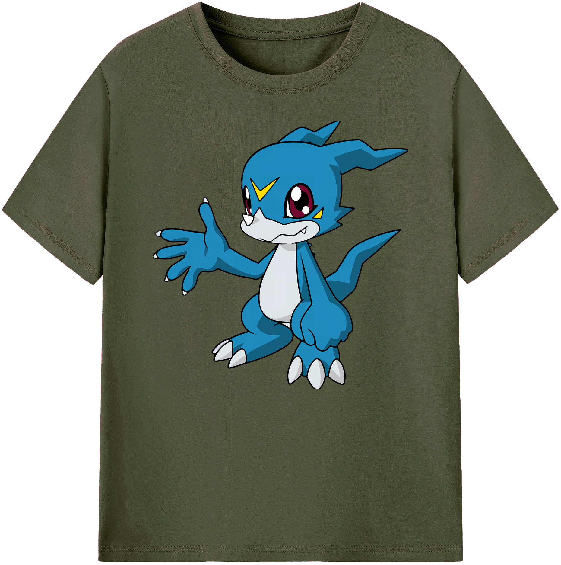 （画像用） Digimon デジタルモンスター/デジモン 綿100％ メンズ半袖Tシャツ｜肌触りやわらか＆通気性